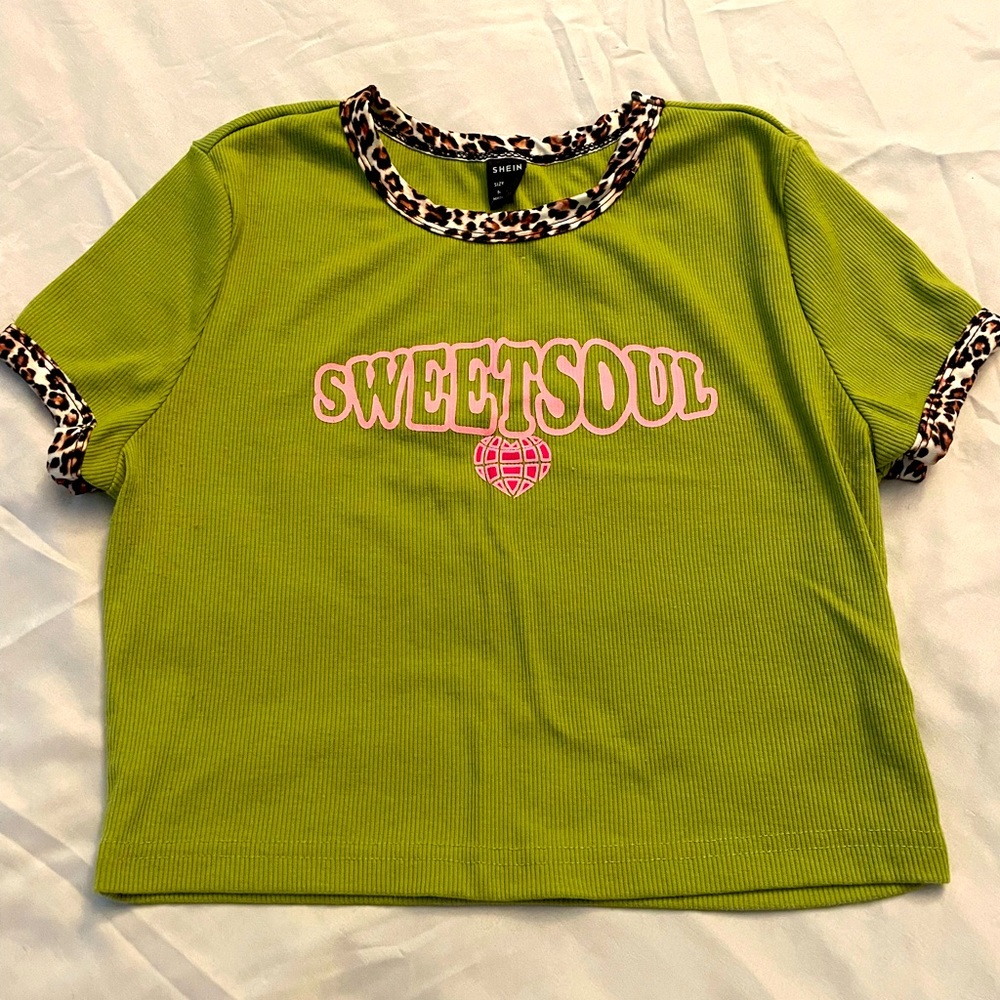 Green Sweet Soul print shirt